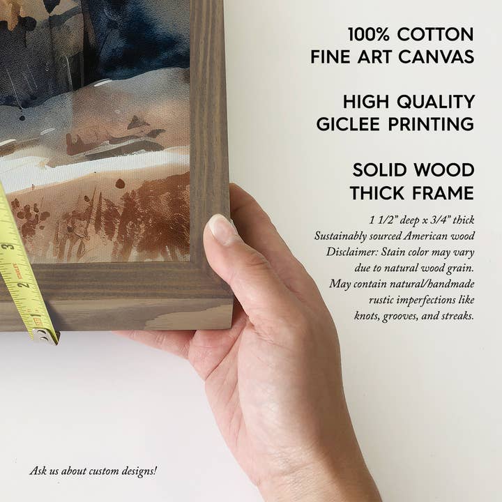 Hangout Home - Wholesale Art Print - Rocky Mountain Woods - Mountain Landscape Canvas Art4