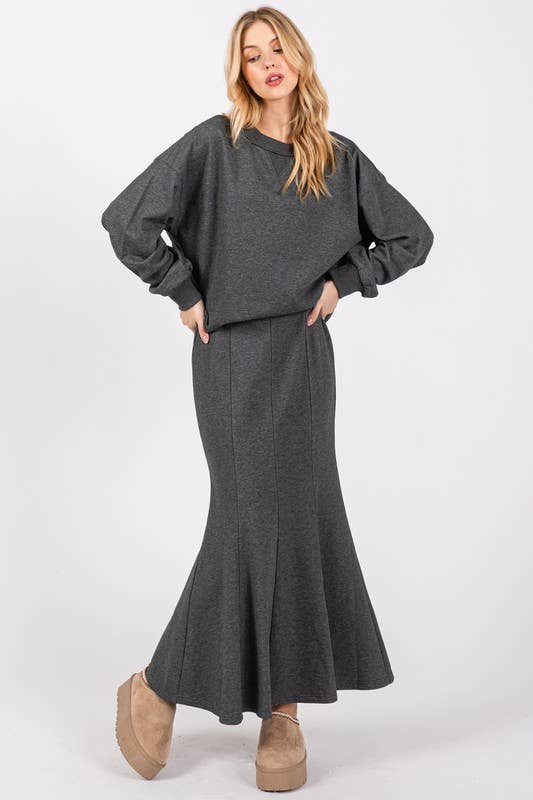 Calista - Wholesale Sweatshirt - Women's - PULLOVER OVERSIZED SWEATSHIRTS- FT314886