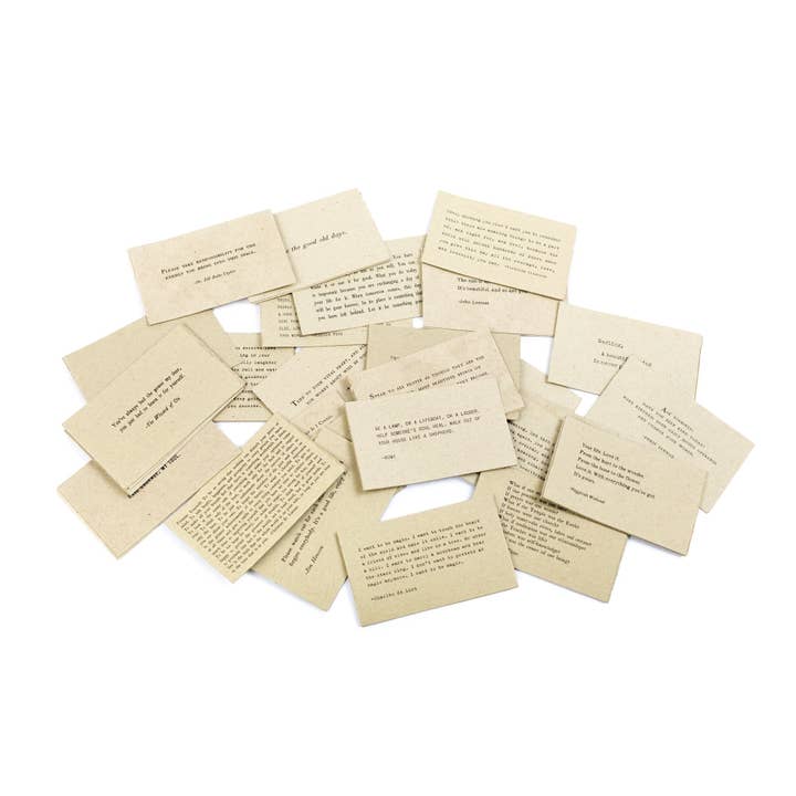 Sugarboo & Co - Wholesale Stationery/Notecard Set - Top 50 Gathered Thoughts Paper