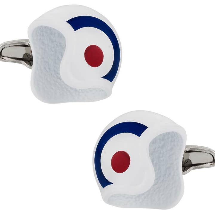 British Air Force Roundel Helmet Cufflinks for wholesale by Cuff-Daddy