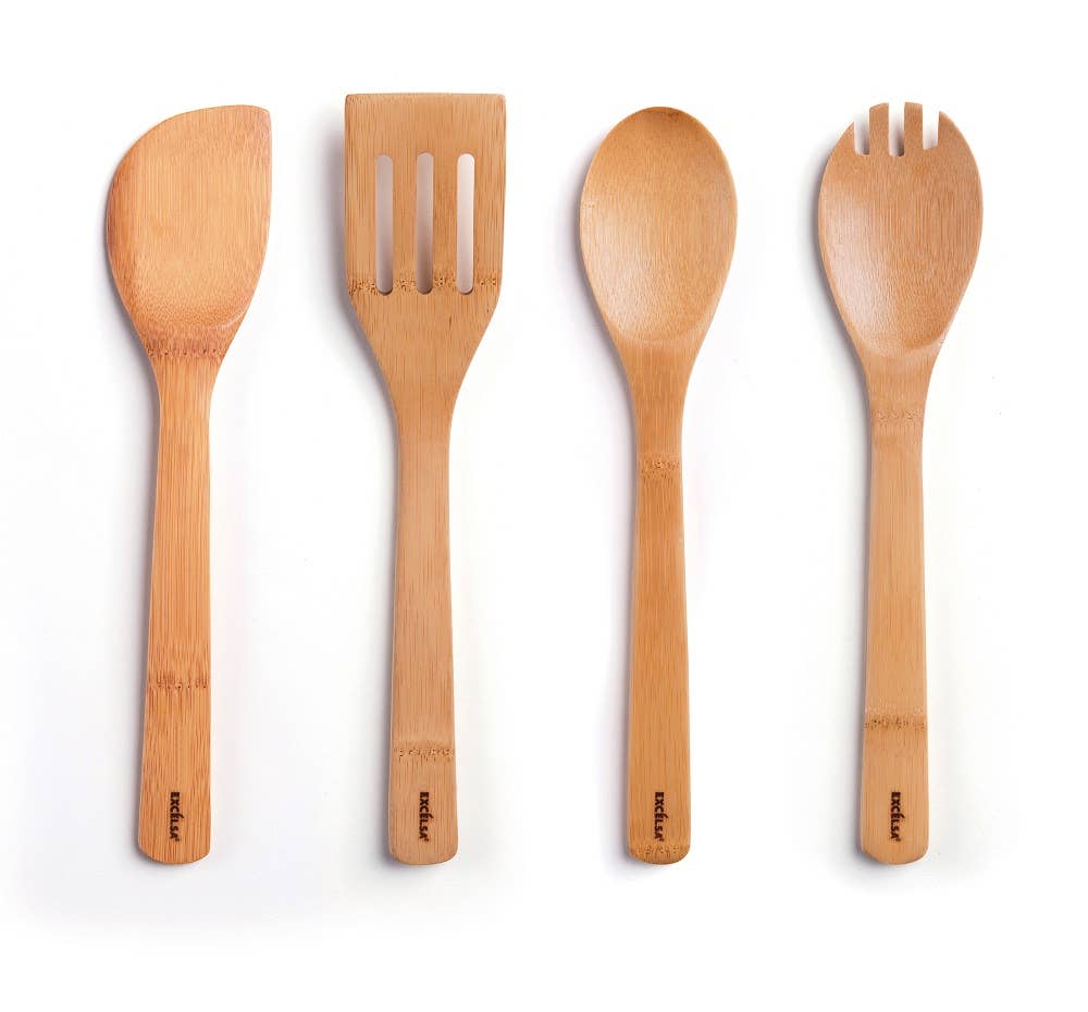 Cream Brown Tool Holder Set with 4 Included Kitchen Utensils for wholesale on Faire1