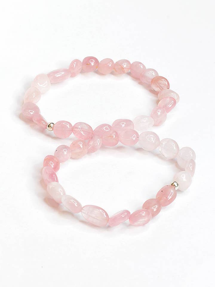 Blissful Harmony Rose Quartz Bracelet for wholesale by Numa Estilo