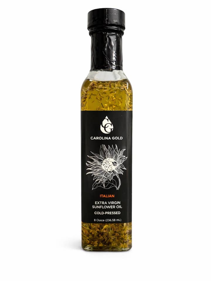 Huile infusée italienne 8 oz pour la vente par Carolina Gold