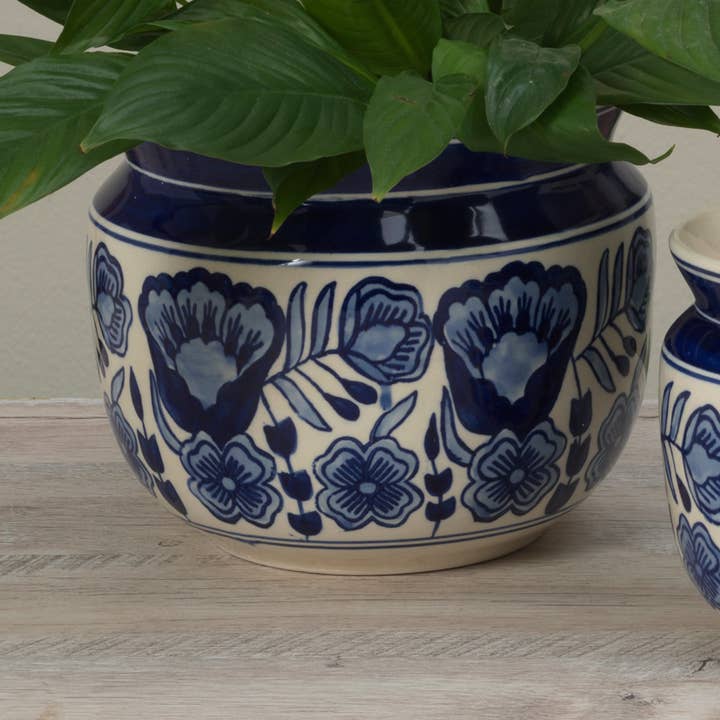 Discount S/3 Nesting Ceramic Planters for wholesale by The Gerson Companies