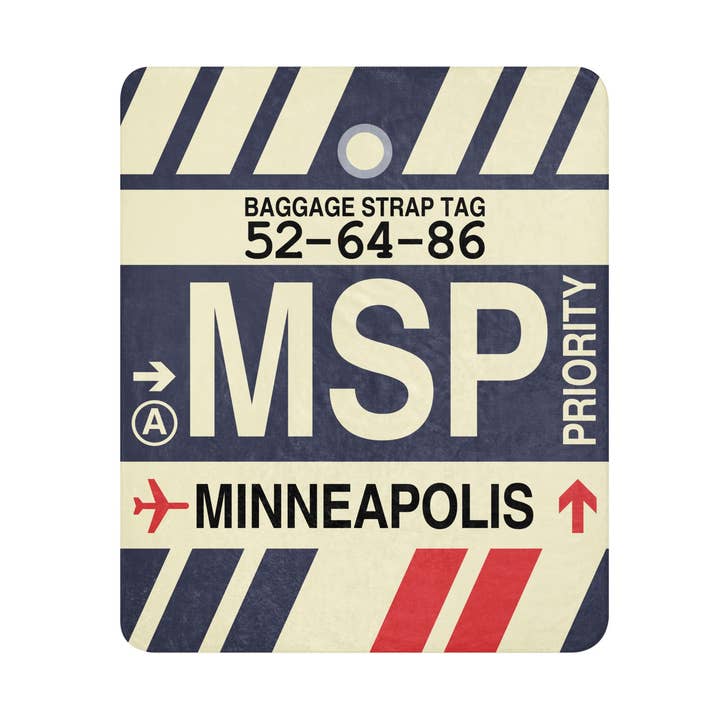 Couverture Sherpa MSP Minneapolis Minnesota pour la vente par YHM Designs
