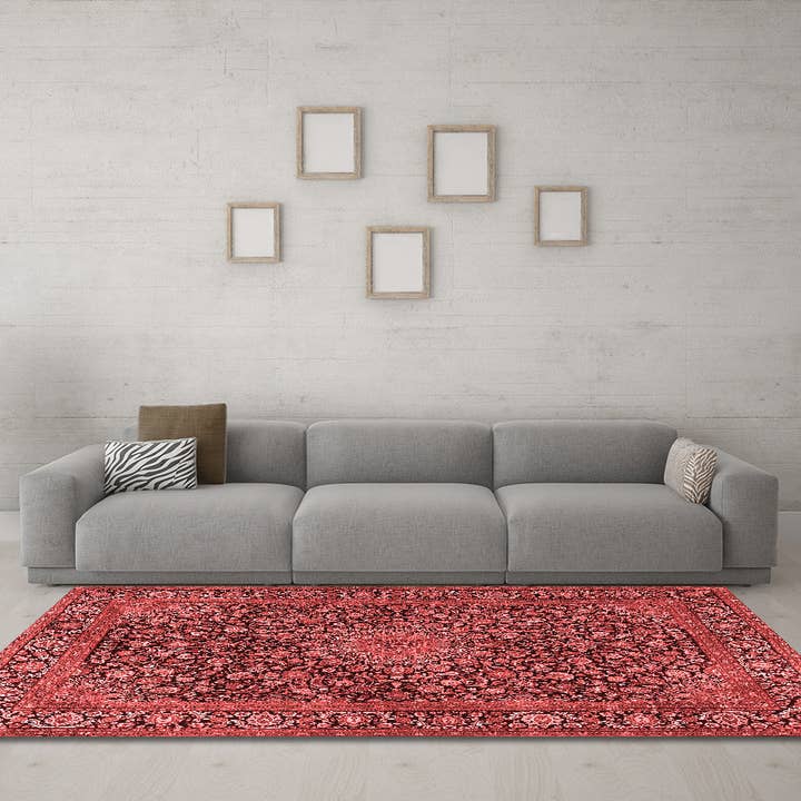 Machine Washable Persian Red Traditional Area Rugs for wholesale by Ahgly