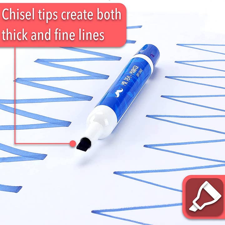 Mr. Pen - Wholesale Marker - Mr. Pen Chisel Tip Dry Erase Markers, 10 Assorted Colors2