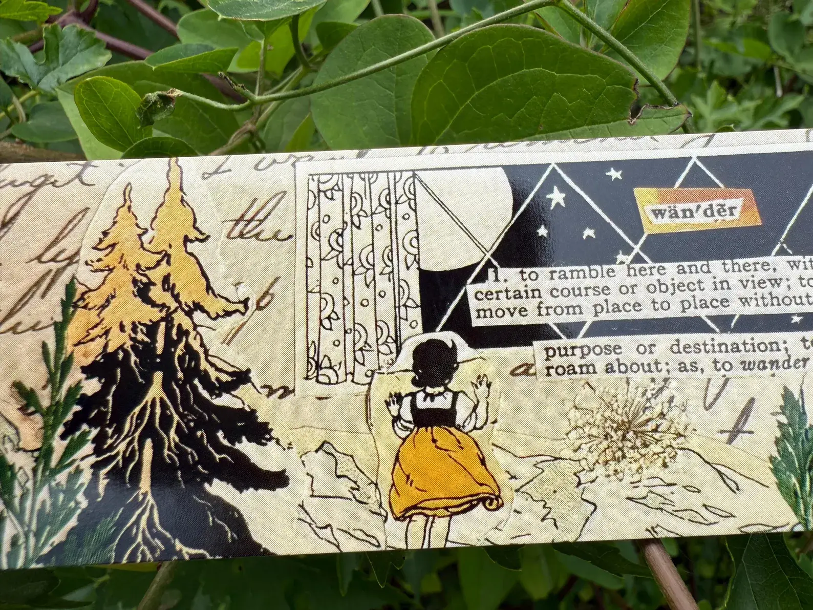 Corkscrew Curiosities - Wholesale Bookmark - Wanderlust Collage Bookmark1