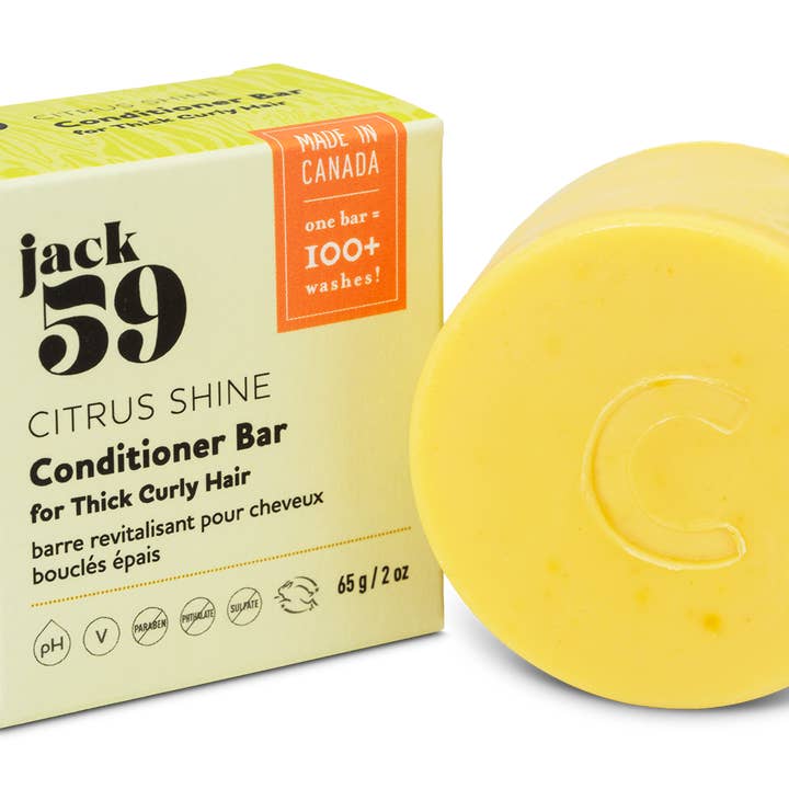Jack59 Inc. - Wholesale Hair Conditioner - Zesty Citrus Shine Conditioner Bar