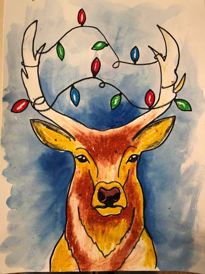 Lightup Reindeer L2 for wholesale by Guide Dots