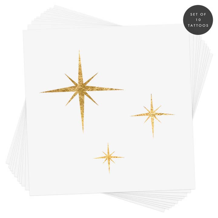 Flash Tattoos – Tatuagem temporária por atacado – TWINKLE Tatuagem temporária metálica3