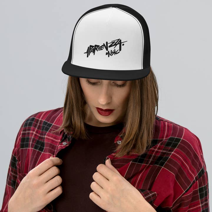 Sesh Wear – wholesale Trucker hat – Unisex – APARENZZA MUSIC MESH CAP BLACK LOGO