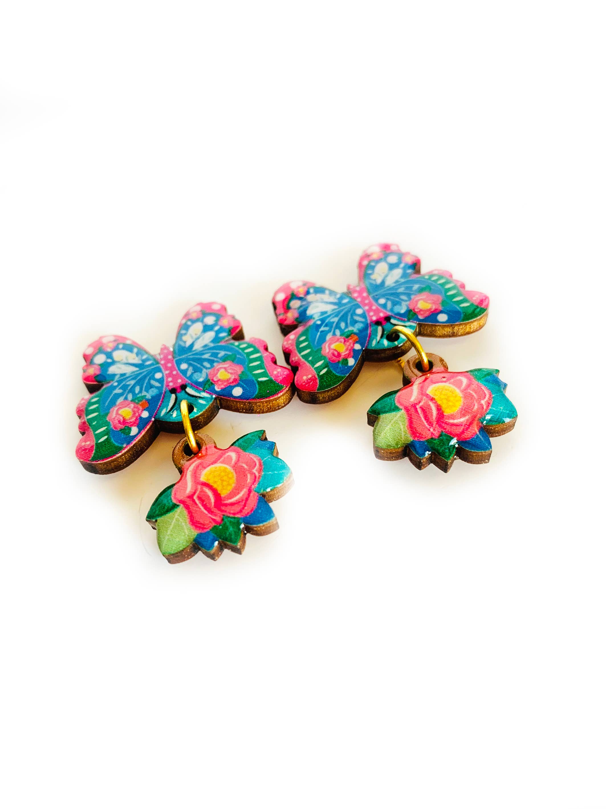 Rosie Rose Parker - Wholesale Dangle Earrings - big butterfly earrings summer bold earring statement 6