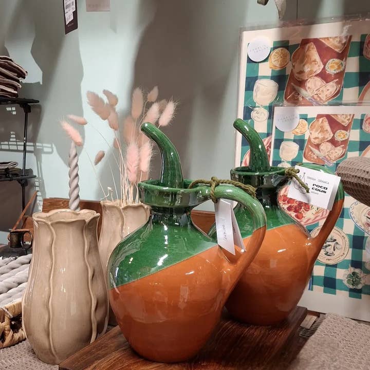 Cerámica Roca Caus - Wholesale Oil/Vinegar Dispenser - Traditional oil cruet.
