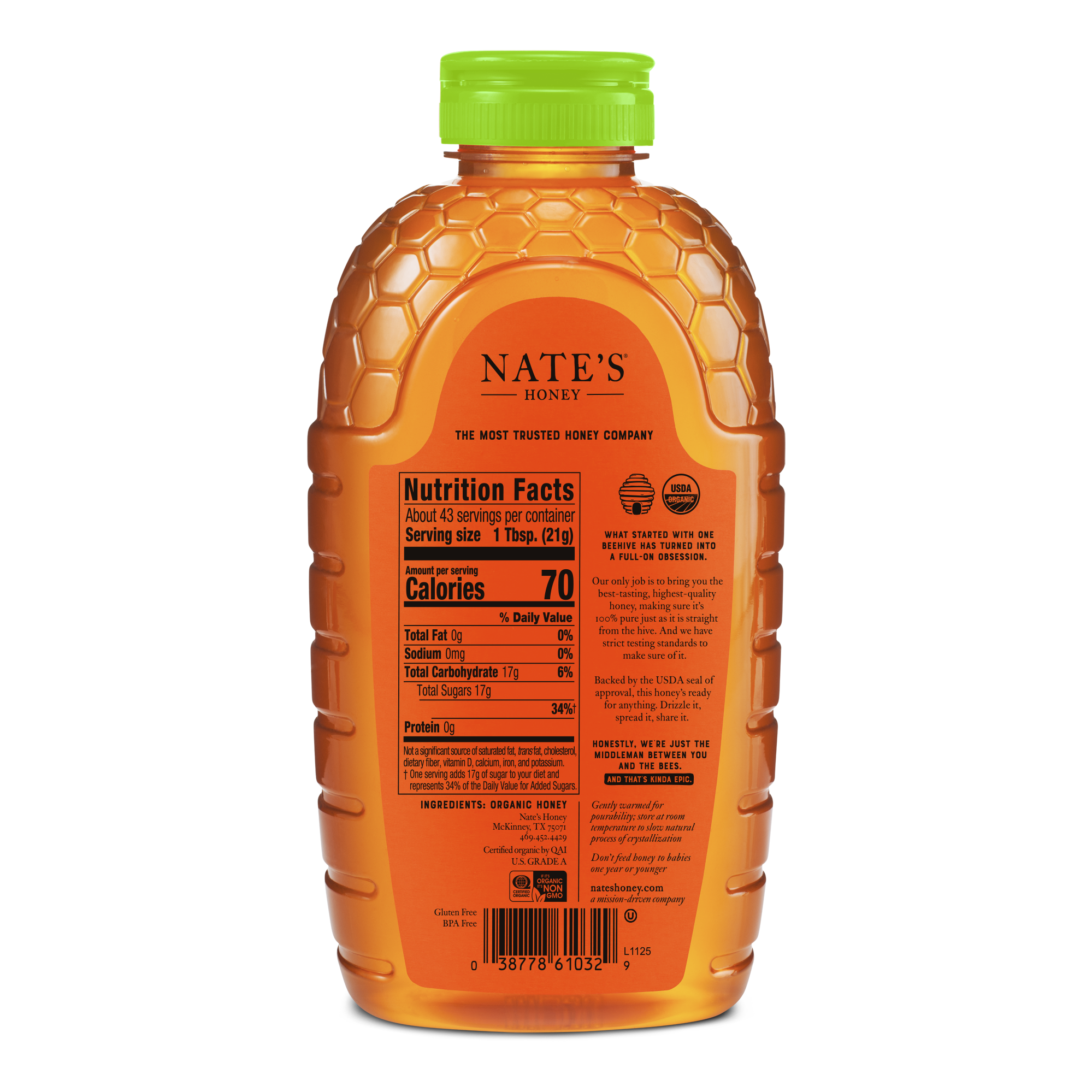 Nate's Honey - Wholesale Honey - Nature Nate's Raw And Unfiltered Organic Honey3