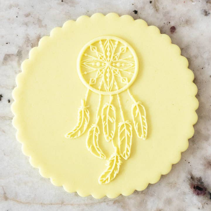 Dreamcatcher Bohemian POPup Embosser Cookie Biscuit Stamp for wholesale by Cut Bake Stamp