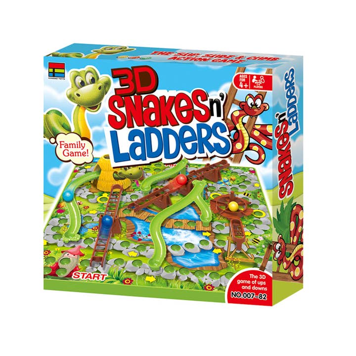 Daniel James - Vente Jeux de société - Jeu de plateau 3D Snakes and Ladders par Kertoy 2