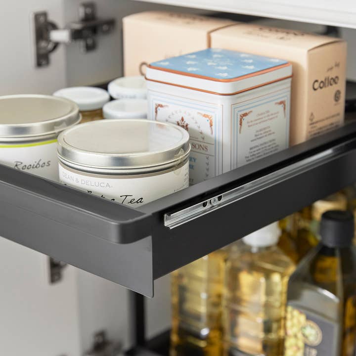 Yamazaki Home - Vente Rangements/organisateurs de cuisine - Étagère sous-évier avec tablette coulissante - Acier13