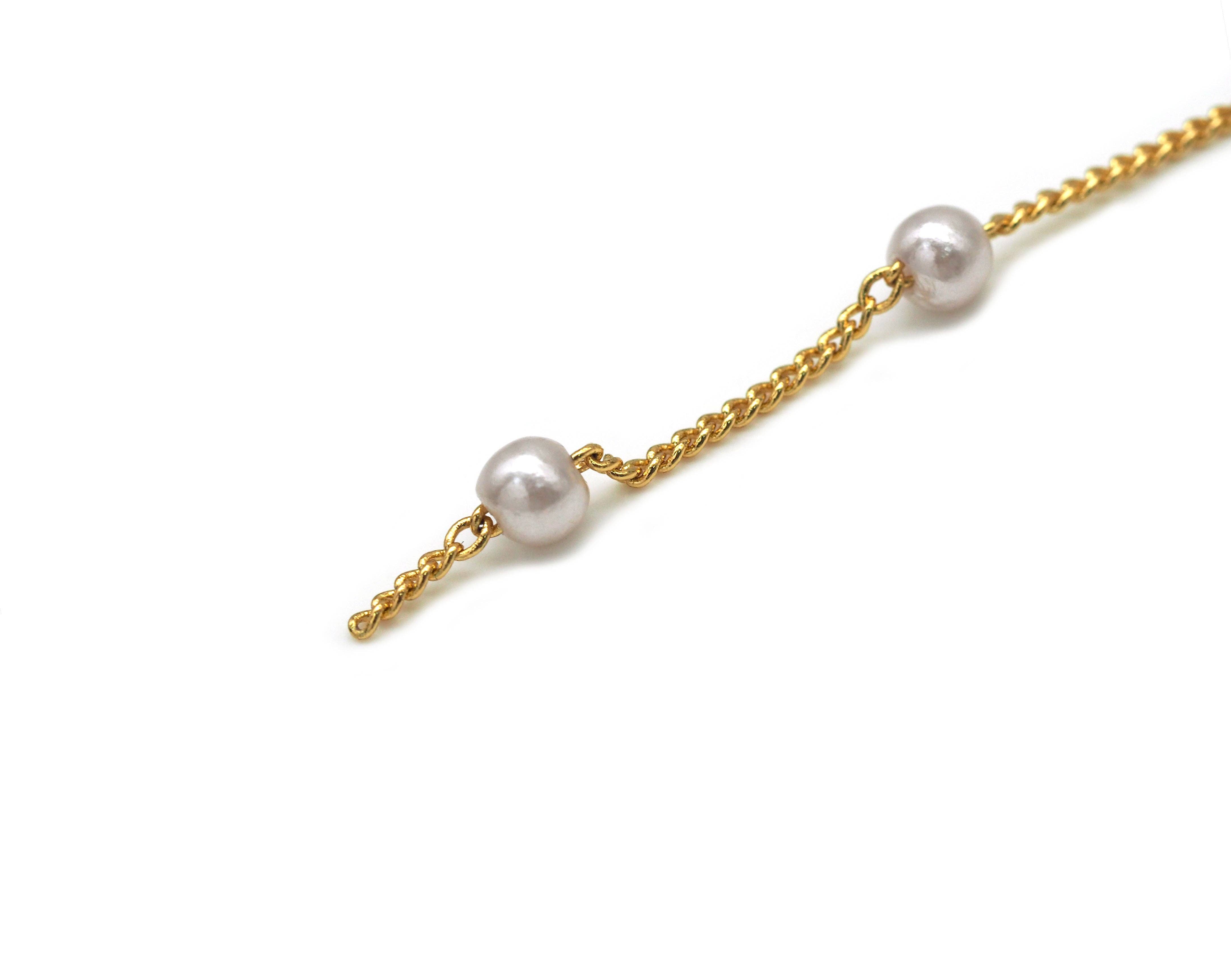 BestBeads&Beyond – Großhandel Gliederhalskette – Feine Perlen-Satellitenkette aus 18K Gold- oder Silberfüllung1