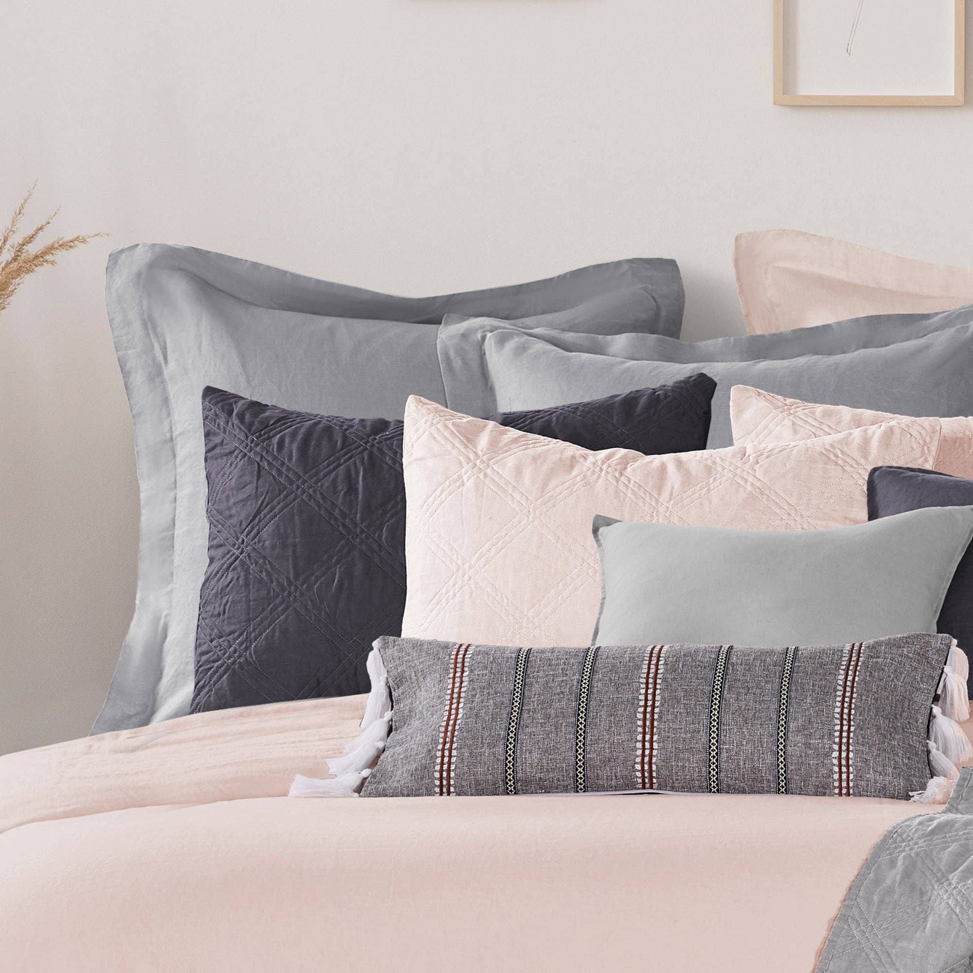 Levtex Home - Wholesale Bedding Pillowcase/Sham - Washed Linen Quilted Sham14