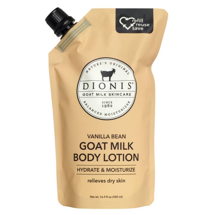 Dionis Vanilla Bean Goat Milk Body Lotion Refill, 16.9 oz. for wholesale by Dionis Goat Milk Skincare