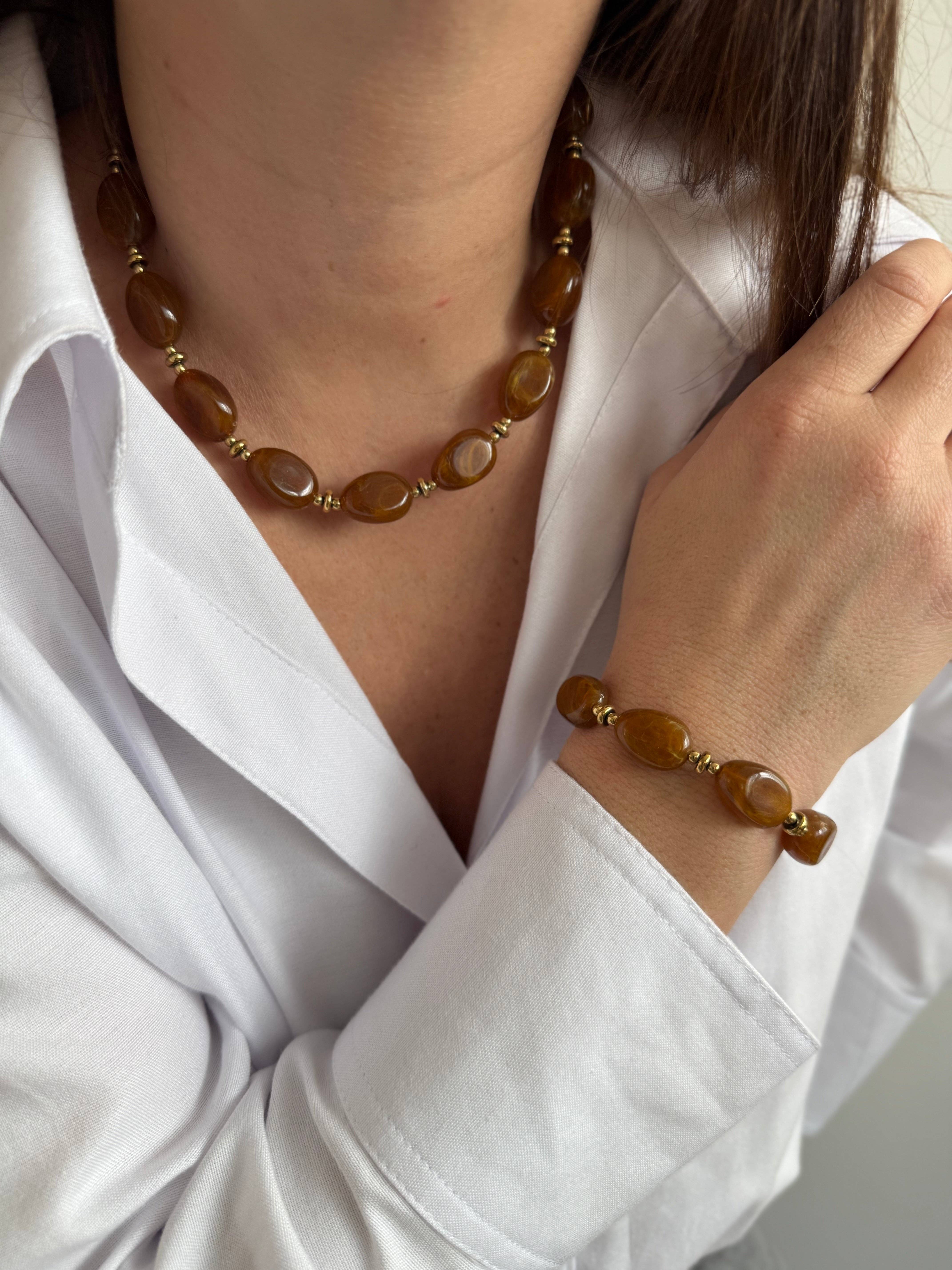 A.B. Paris - Wholesale Beaded/Pearl Necklace - Java - 7 colors10