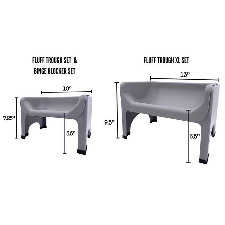 Fluff Trough - Wholesale Pet Bowl - Cat/Dog - Fluff Trough Silicone Insert Set5