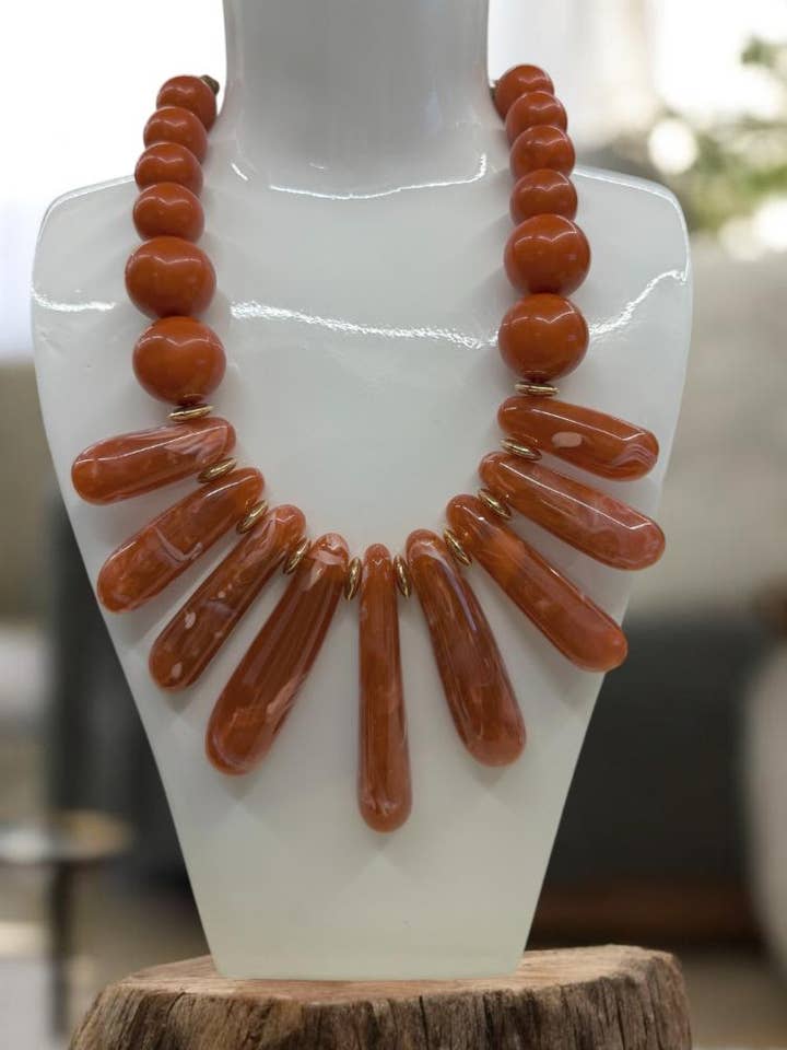 Resin Statment Necklaces(H0003) for wholesale by Sunshine Fashion Accessories