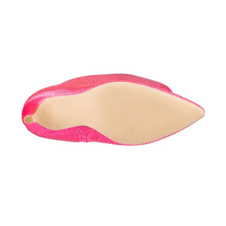 Rosa Bota de Cano Alto com Pedras Stevie para Mulher da Fashion To Figure para venda a revendedores na Faire6