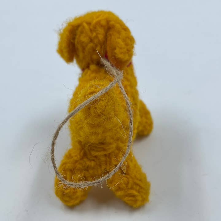 Funky Yak Ltd - Wholesale Keychain – Women's - Handmade Cute Felt Orange Dog Keyring5