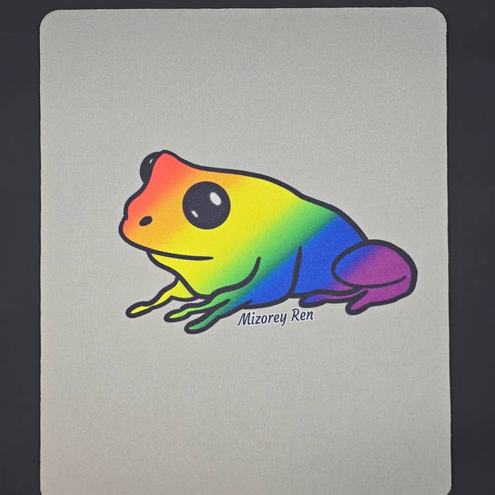 Pride Frog Mousepad for wholesale by Mizorey Ren