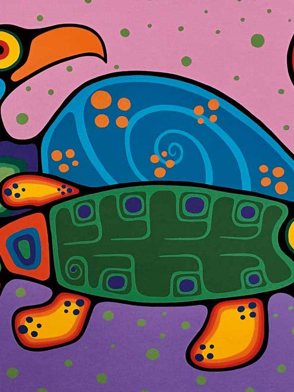 Together Art Print by Artist Jim Oskinigeesh for wholesale by Indigenous Puzzles and Art