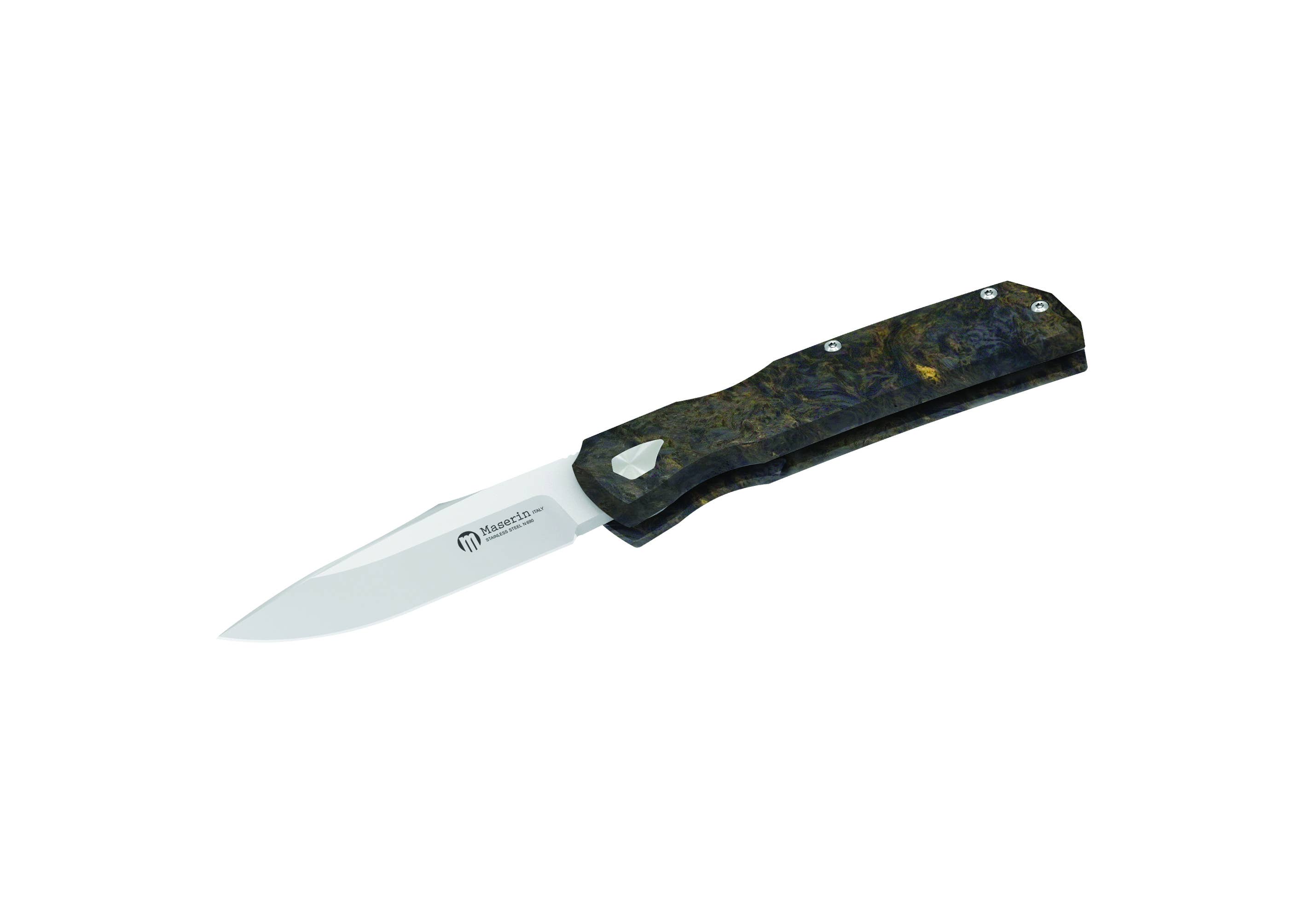 Maserin - Wholesale Pocket Knife/Holder - 502 Power line Fatcarbon0