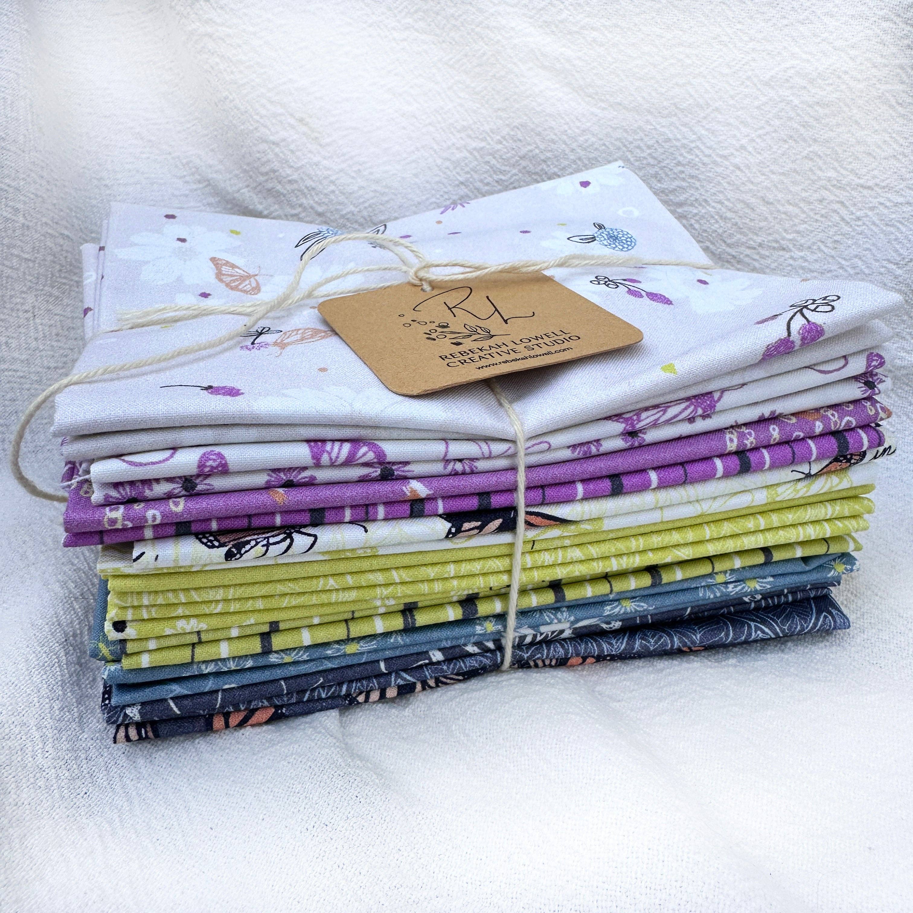 Rebekah Lowell Creative Studio - Wholesale Quilt - Emerge Quilting Cotton Fat Quarter Bundle, colorway 21