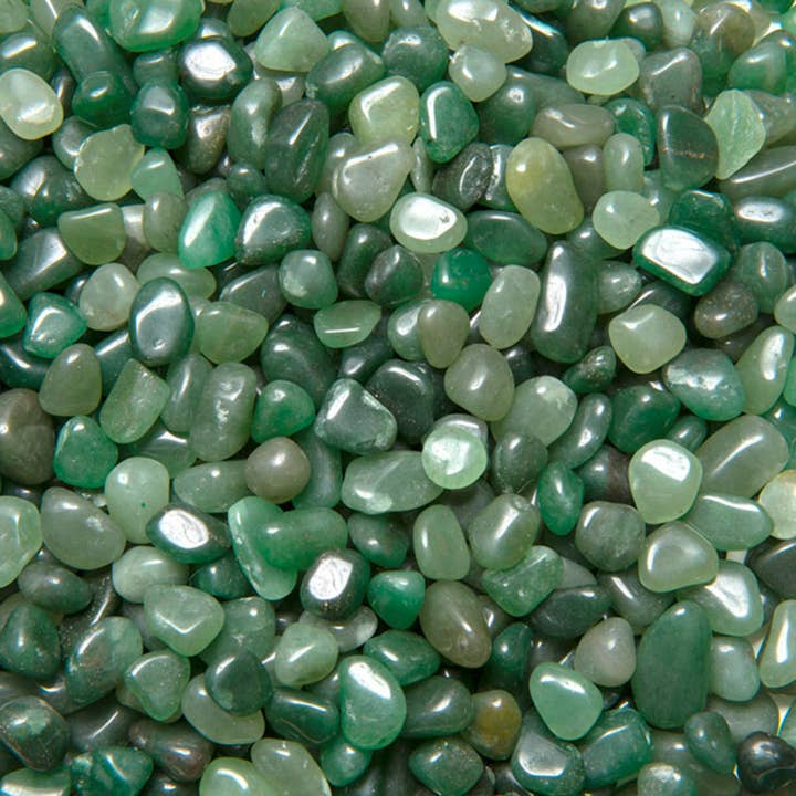 Fantasia Mining - Wholesale Spiritual Stone/Crystal - Tumbled Green Aventurine - XXS - A Grade - Brazil (1 lb)