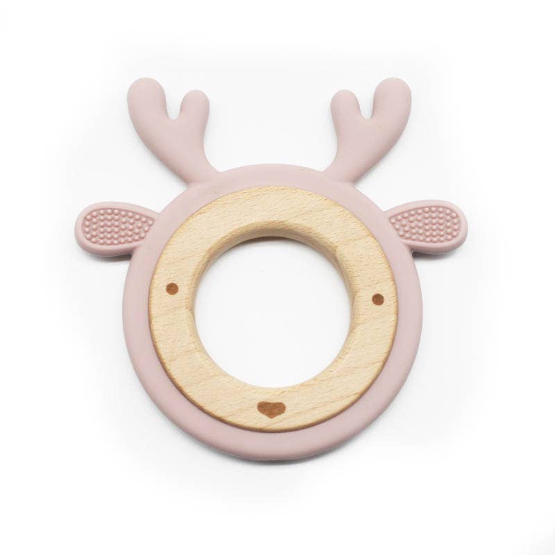 Boho + Babe - Wholesale Teether (Not Clip-On) - Baby - Reindeer Teether. Holiday/Christmas Baby Gift.9