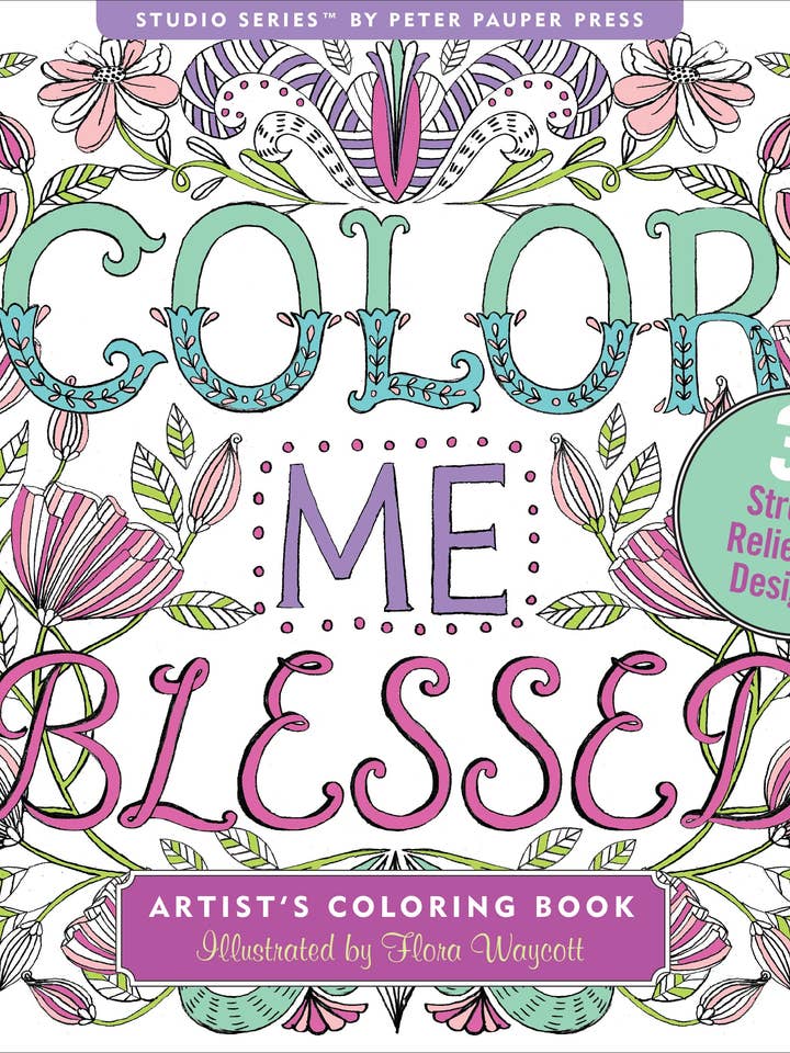 Libro para colorear de artista bendito para venta al por mayor de Peter Pauper Press