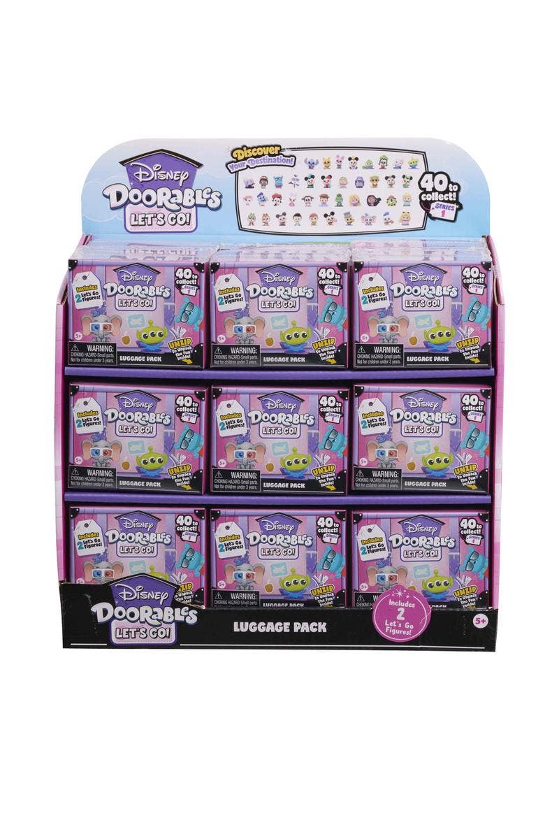 License 2 Play Toys - Wholesale Figurine Toy - Kids - Disney Doorables Mystery 1.5" Figs in 27pc Counter Display1