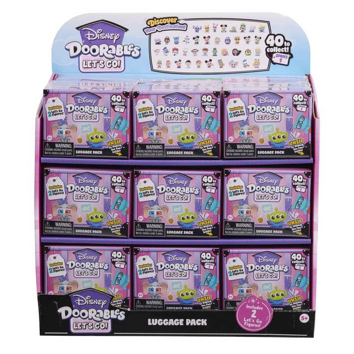 License 2 Play Toys - Wholesale Figurine Toy - Kids - Disney Doorables Mystery 1.5" Figs in 27pc Counter Display1