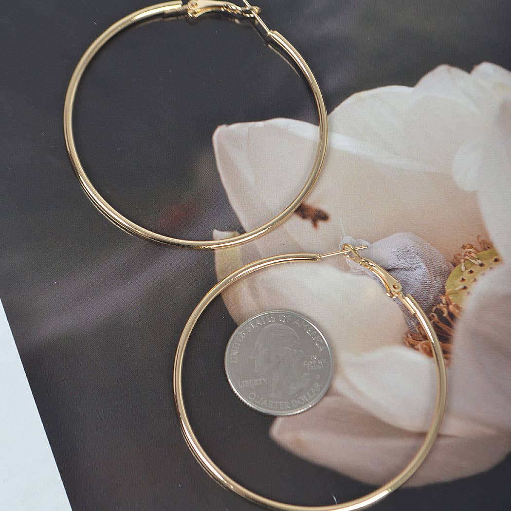 3AM BY H&D ACCESSORIES – Engroshandel Hoops – Metal 60mm Hoop Ørering1