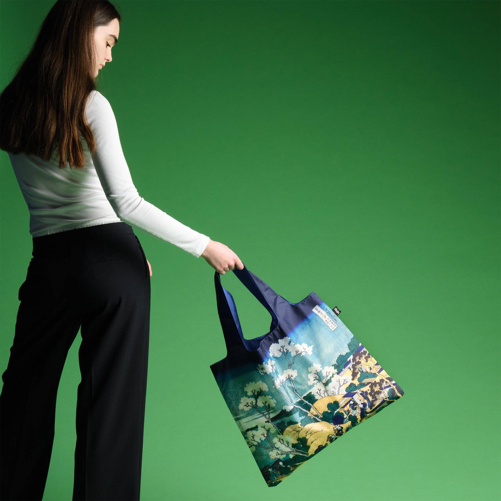 LOQI - Wholesale Tote Bag - Unisex - KATSUSHIKA HOKUSAI Fuji from Gotenyama Recycled Bag0
