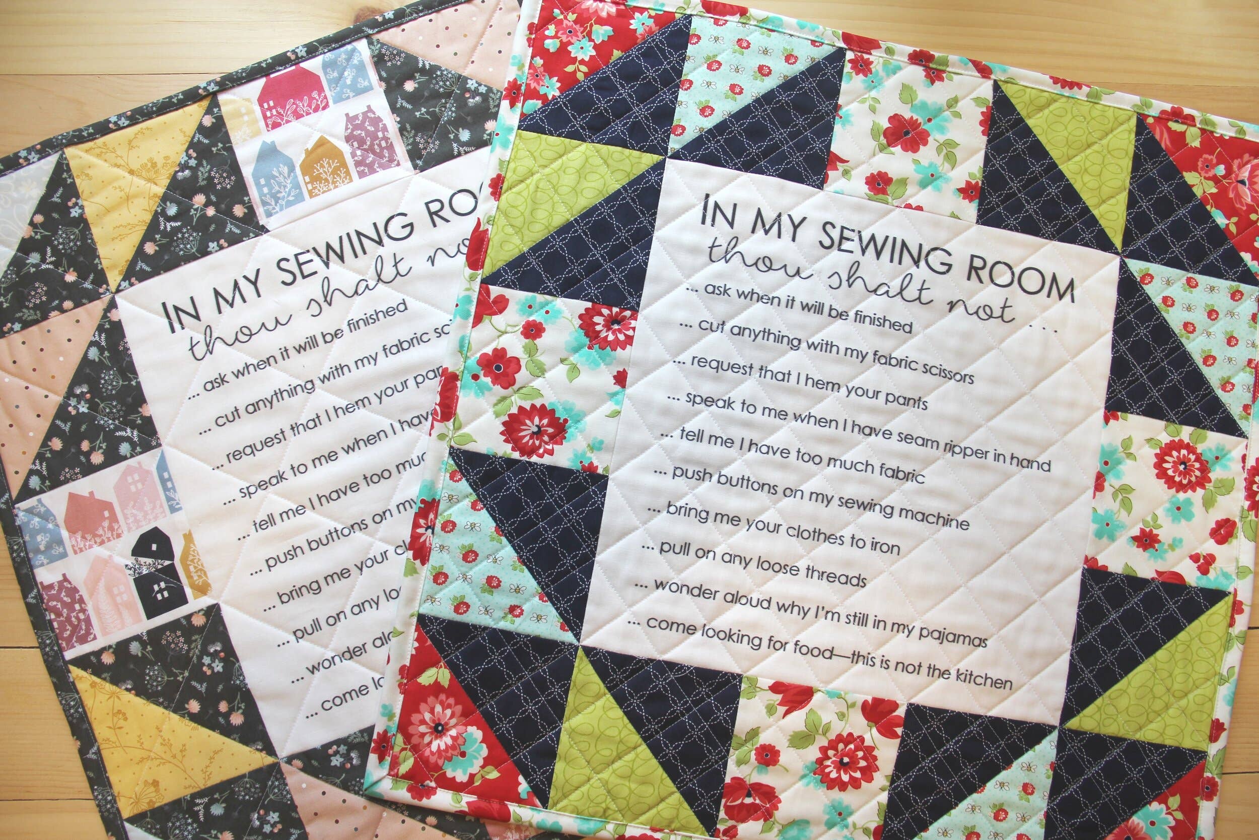 Staci W Creative LLC - Wholesale Craft Supplies - Sewing Room Rules Fabric Panel7