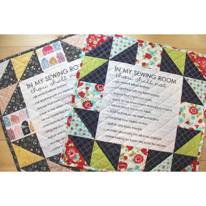 Staci W Creative LLC - Wholesale Craft Supplies - Sewing Room Rules Fabric Panel7