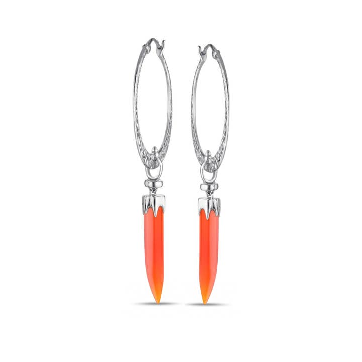 Saber Hoops / Onice Rosso / Argento per la vendita all'ingrosso da parte di KYOTI