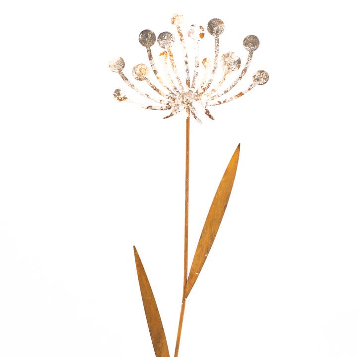 Mtl Queens Lace Flower Stake for wholesale by Oak Street Wholesale