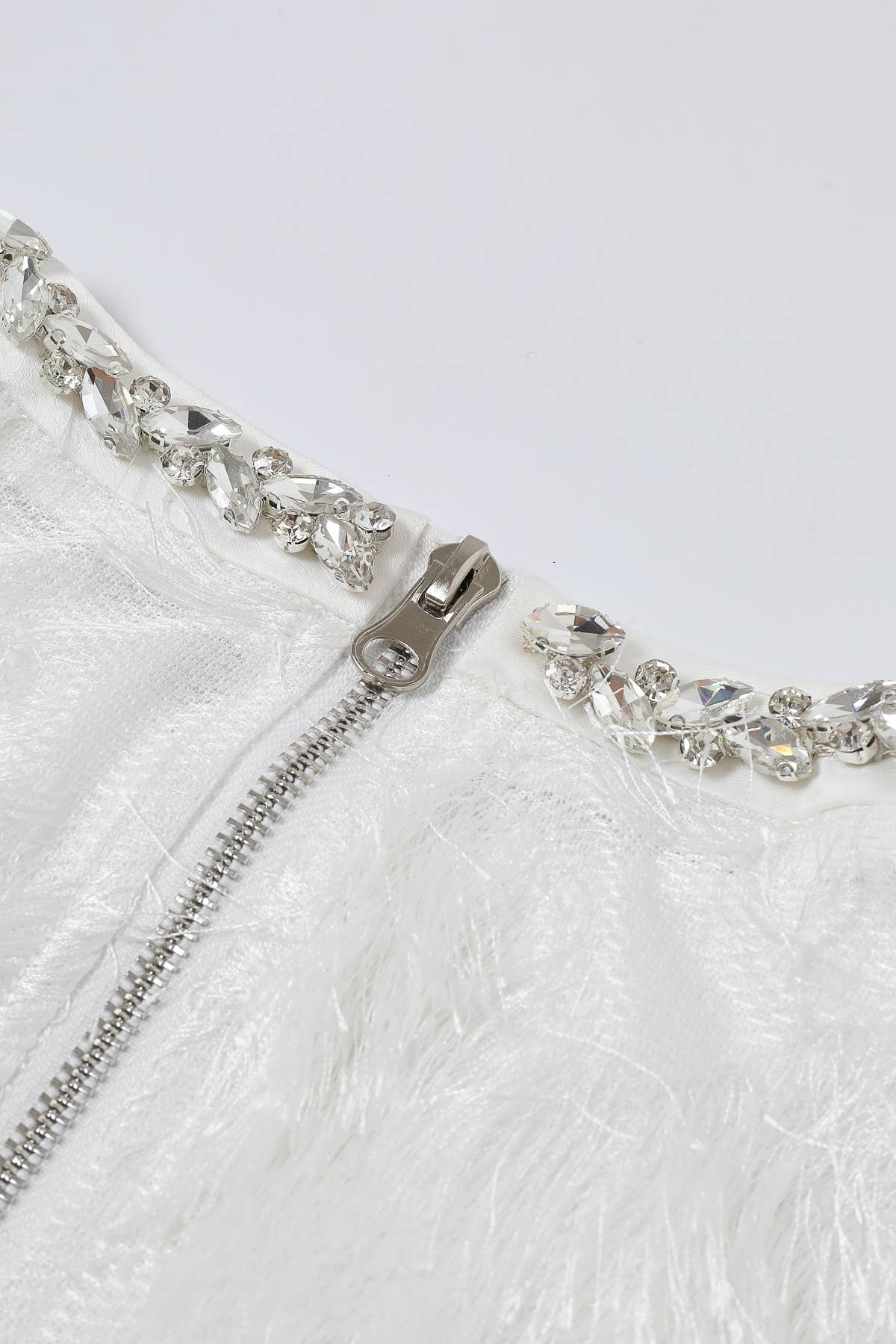 RIVIR - Wholesale Dress - Women's - Lace Long Sleeve Dress with Zigzag Pattern7