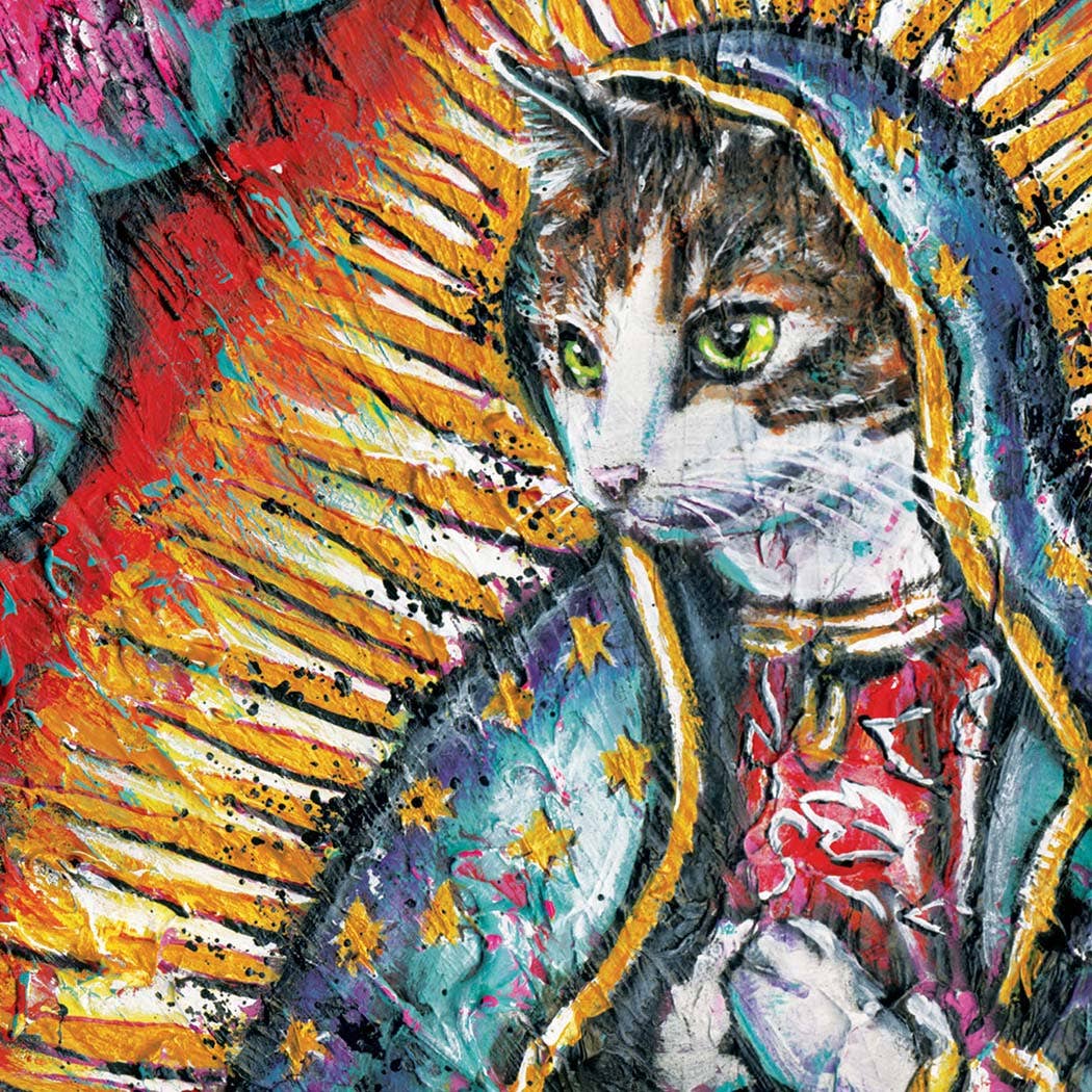 Point Blank Art & Design - Wholesale Art Print - Virgin Meowy Humorous Cat Art Print 12 x 18"1