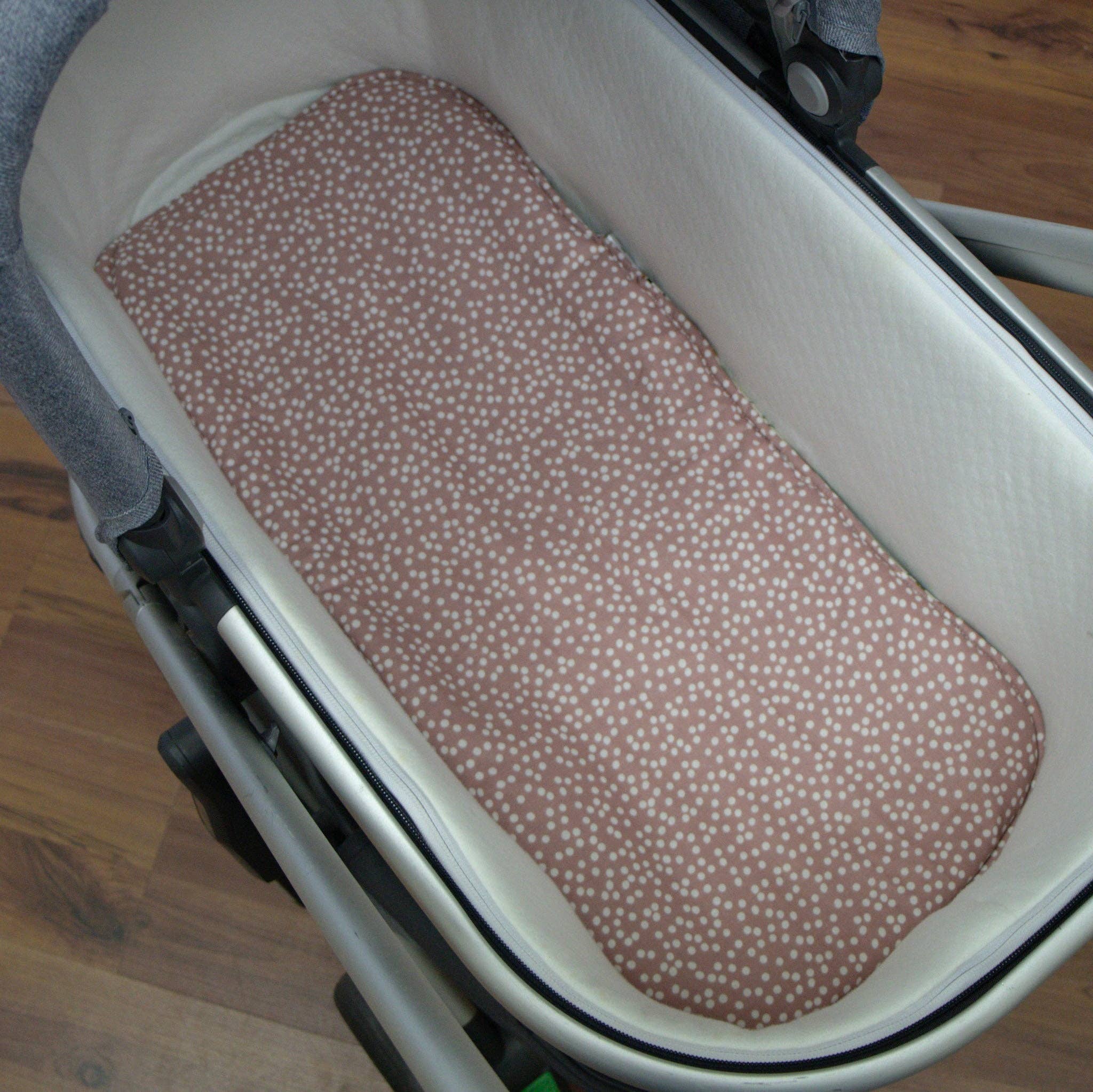 little miss ellie - Wholesale Bassinet – Baby - Universal Pram Bassinet Liner - Peachy Floral1