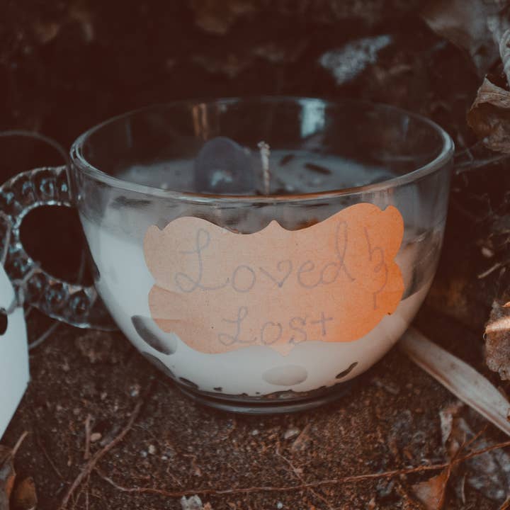 Loved and lost spell candle for wholesale by Witchy Wix