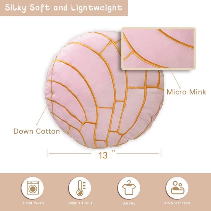 Abound Lifestyle - Wholesale Throw/Decorative Pillow - Concha Bread Decorative Throw Pillow2